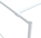 vidaXL - Inloopdouchewand - 115x195 - cm - transparant - ESG-glas - wit