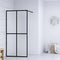 vidaXL - Inloopdouchewand - 140x195 - cm - transparant - gehard - glas