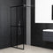 vidaXL - Inloopdouchewand - 140x195 - cm - transparant - gehard - glas