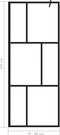 vidaXL - Inloopdouchewand - 80x195 - cm - gehard - glas - zwart