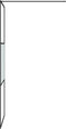 vidaXL - Inloopdouchewand - 80x195 - cm - halfmat - ESG-glas - zwart
