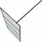 vidaXL - Inloopdouchewand - 80x195 - cm - mat - ESG-glas - zwart