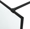 vidaXL - Inloopdouchewand - 80x195 - cm - mat - ESG-glas - zwart