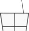 vidaXL - Inloopdouchewand - 80x195 - cm - transparant - ESG-glas - wit
