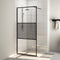 vidaXL - Inloopdouchewand - 80x195 - cm - transparant - ESG-glas - wit