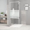 vidaXL - Inloopdouchewand - 80x195 - cm - transparant - ESG-glas - wit