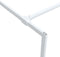 vidaXL - Inloopdouchewand - 80x195 - cm - transparant - ESG-glas - wit