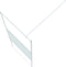 vidaXL - Inloopdouchewand - 80x195 - cm - transparant - ESG-glas - wit