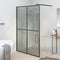 vidaXL - Inloopdouchewand - 80x195 - cm - transparant - gehard - glas