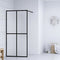 vidaXL - Inloopdouchewand - 80x195 - cm - transparant - gehard - glas