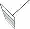 vidaXL - Inloopdouchewand - 90x195 - cm - halfmat - ESG-glas - zwart