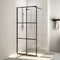 vidaXL - Inloopdouchewand - 90x195 - cm - transparant - ESG-glas - zilverkleurig