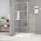 vidaXL - Inloopdouchewand - 90x195 - cm - transparant - ESG-glas - zilverkleurig