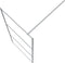 vidaXL - Inloopdouchewand - 90x195 - cm - transparant - ESG-glas - zilverkleurig