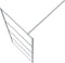 vidaXL - Inloopdouchewand - 90x195 - cm - transparant - ESG-glas - zilverkleurig
