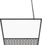vidaXL - Inloopdouchewand - 90x195 - cm - transparant - ESG-glas - wit