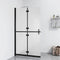 vidaXL - Inloopdouchewand - inklapbaar - 100x190 - cm - ESG-glas - mat
