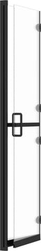 vidaXL - Inloopdouchewand - inklapbaar - 110x190 - cm - ESG-glas - halfmat