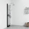 vidaXL - Inloopdouchewand - inklapbaar - 110x190 - cm - ESG-glas - transparant