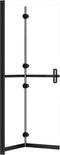 vidaXL - Inloopdouchewand - inklapbaar - 110x190 - cm - ESG-glas - transparant
