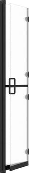 vidaXL - Inloopdouchewand - inklapbaar - 120x190 - cm - ESG-glas - transparant
