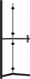 vidaXL - Inloopdouchewand - inklapbaar - 120x190 - cm - ESG-glas - transparant