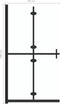 vidaXL - Inloopdouchewand - inklapbaar - 70x190 - cm - ESG-glas - transparant