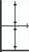 vidaXL - Inloopdouchewand - inklapbaar - 80x190 - cm - ESG-glas - transparant