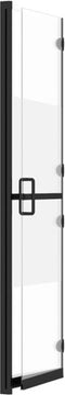 vidaXL - Inloopdouchewand - inklapbaar - 80x190 - cm - ESG-glas - halfmat