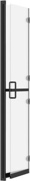 vidaXL - Inloopdouchewand - inklapbaar - 90x190 - cm - ESG-glas - mat