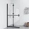 vidaXL - Inloopdouchewand - inklapbaar - 90x190 - cm - ESG-glas - transparant