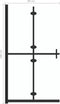 vidaXL - Inloopdouchewand - inklapbaar - 90x190 - cm - ESG-glas - transparant