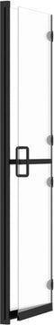 vidaXL - Inloopdouchewand - inklapbaar - 90x190 - cm - ESG-glas - transparant