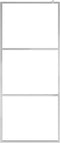 vidaXL - Inloopdouchewand - mat - 140x195 - cm - ESG-glas