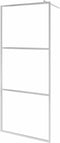 vidaXL - Inloopdouchewand - mat - 80x195 - cm - ESG-glas