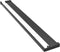 vidaXL - Inloopdouchewand - met - schap - 100x195 - cm - ESG-glas - aluminium - zwart