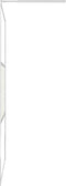 vidaXL - Inloopdouchewand - met - stenenmotief - 100x195 - cm - ESG-glas