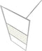 vidaXL - Inloopdouchewand - met - stenenmotief - 115x195 - cm - ESG-glas