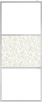 vidaXL - Inloopdouchewand - met - stenenmotief - 115x195 - cm - ESG-glas