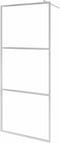 vidaXL - Inloopdouchewand - transparant - 100x195 - cm - ESG-glas