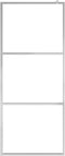 vidaXL - Inloopdouchewand - transparant - 100x195 - cm - ESG-glas