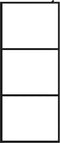 vidaXL - Inloopdouchewand - transparant - 115x195 - cm - ESG-glas - zwart