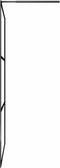 vidaXL - Inloopdouchewand - transparant - 80x195 - cm - ESG-glas - zwart