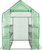 vidaXL - Inloopkas - met - 12 - schappen - 143x214x196 - cm - staal