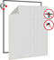 vidaXL - Insectenhor - voor - ramen - magnetisch - 100x120 - cm - wit