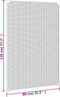 vidaXL - Insectenhor - voor - ramen - magnetisch - 80x120 - cm - antracietkleurig