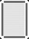 vidaXL - Insectenhor - voor - ramen - magnetisch - 80x120 - cm - antracietkleurig