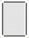 vidaXL - Insectenhor - voor - ramen - magnetisch - 80x120 - cm - wit