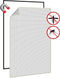 vidaXL - Insectenhor - voor - ramen - magnetisch - 80x120 - cm - wit