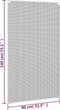 vidaXL - Insectenhor - voor - ramen - magnetisch - 80x140 - cm - antracietkleurig